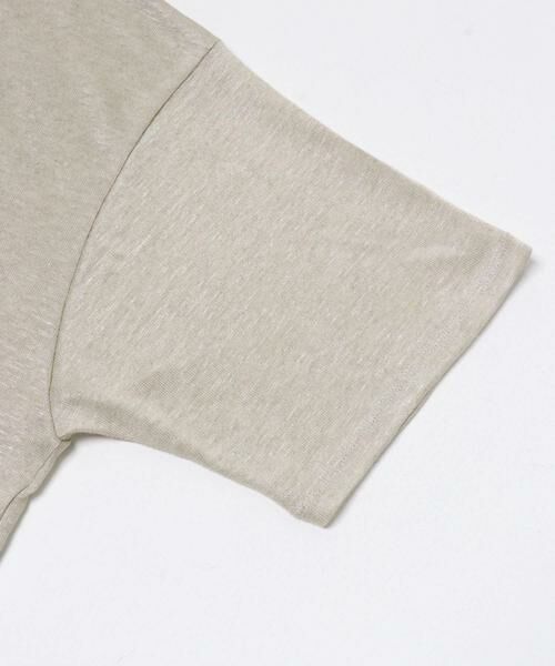 URBAN RESEARCH / アーバンリサーチ Tシャツ | LINEN NARROW TRIM T-SHIRTS | 詳細2