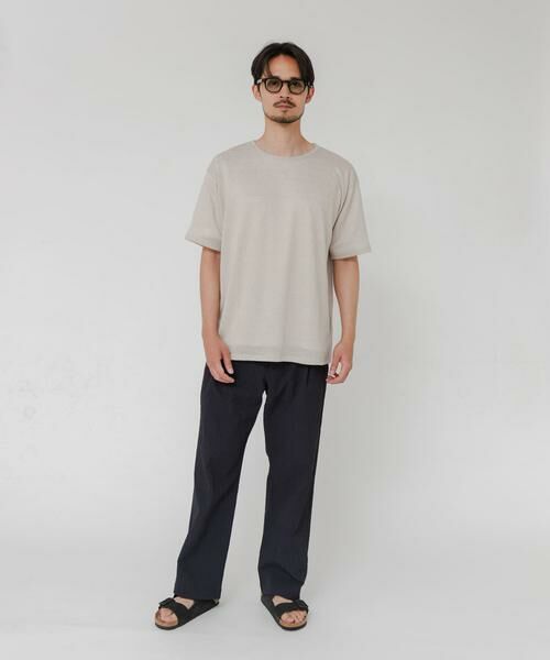 URBAN RESEARCH / アーバンリサーチ Tシャツ | LINEN NARROW TRIM T-SHIRTS | 詳細5
