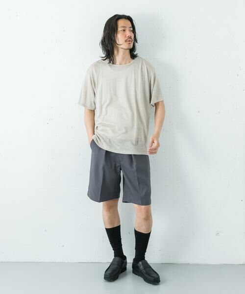 URBAN RESEARCH / アーバンリサーチ Tシャツ | LINEN NARROW TRIM T-SHIRTS | 詳細8
