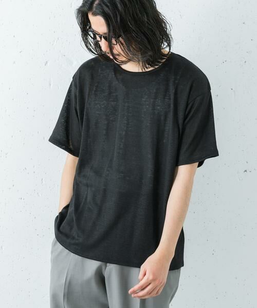 URBAN RESEARCH / アーバンリサーチ Tシャツ | LINEN NARROW TRIM T-SHIRTS | 詳細16