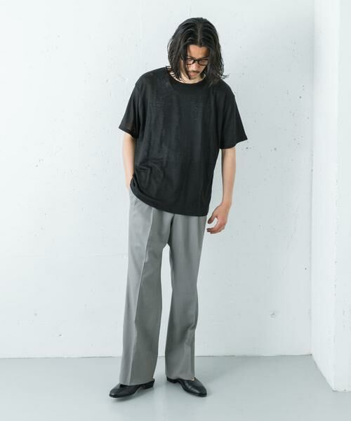URBAN RESEARCH / アーバンリサーチ Tシャツ | LINEN NARROW TRIM T-SHIRTS | 詳細18