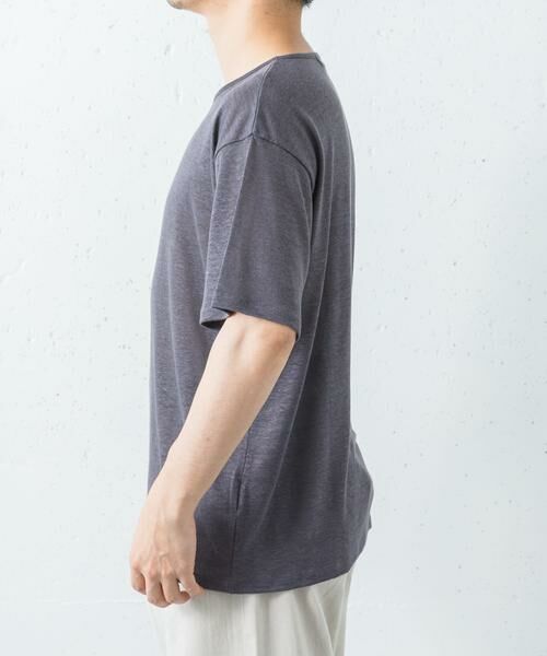 URBAN RESEARCH / アーバンリサーチ Tシャツ | LINEN NARROW TRIM T-SHIRTS | 詳細8