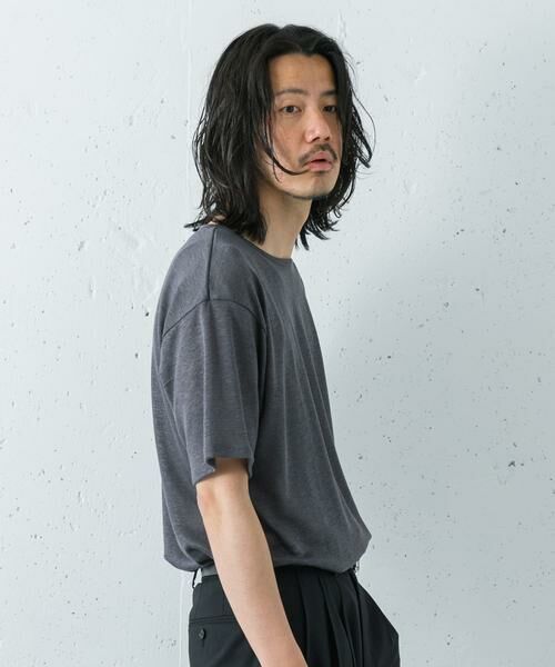 URBAN RESEARCH / アーバンリサーチ Tシャツ | LINEN NARROW TRIM T-SHIRTS | 詳細29