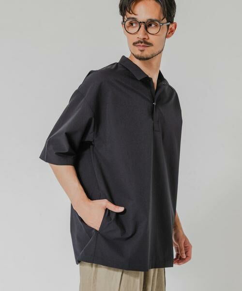 URBAN RESEARCH / アーバンリサーチ ポロシャツ | COOL DOTS ポロシャツ（ネイビー）