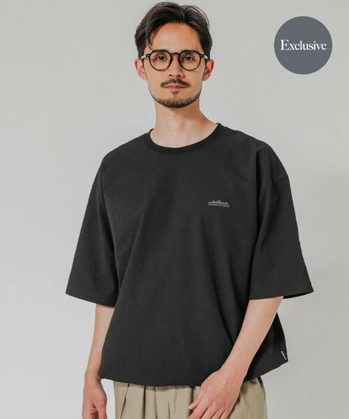 URBAN RESEARCH / アーバンリサーチ Tシャツ | 『別注』THOUSAND MILE×URBAN RESEARCH　　WASHER CODE T-SHIRTS（ブラック）