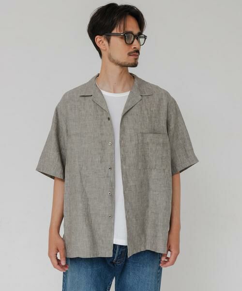 URBAN RESEARCH / アーバンリサーチ シャツ・ブラウス | LINEN CHAMBRAY O/C SHIRTS | 詳細2