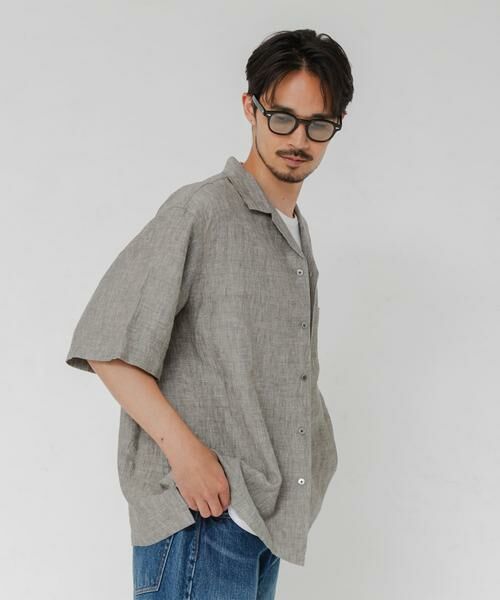 URBAN RESEARCH / アーバンリサーチ シャツ・ブラウス | LINEN CHAMBRAY O/C SHIRTS | 詳細3