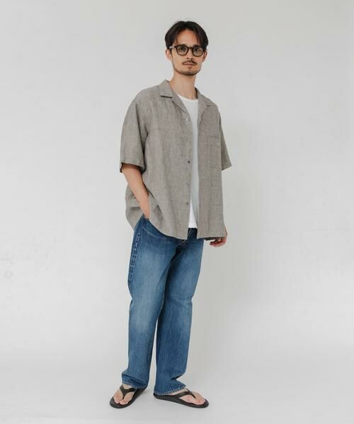 URBAN RESEARCH / アーバンリサーチ シャツ・ブラウス | LINEN CHAMBRAY O/C SHIRTS | 詳細4
