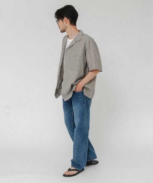 URBAN RESEARCH / アーバンリサーチ シャツ・ブラウス | LINEN CHAMBRAY O/C SHIRTS | 詳細5