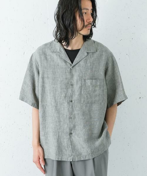 URBAN RESEARCH / アーバンリサーチ シャツ・ブラウス | LINEN CHAMBRAY O/C SHIRTS | 詳細6