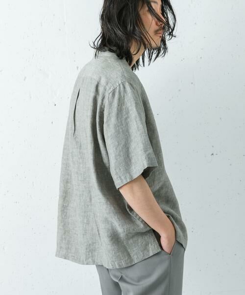 URBAN RESEARCH / アーバンリサーチ シャツ・ブラウス | LINEN CHAMBRAY O/C SHIRTS | 詳細7