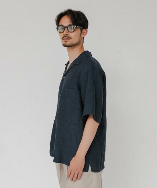 URBAN RESEARCH / アーバンリサーチ シャツ・ブラウス | LINEN CHAMBRAY O/C SHIRTS | 詳細12