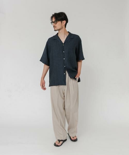 URBAN RESEARCH / アーバンリサーチ シャツ・ブラウス | LINEN CHAMBRAY O/C SHIRTS | 詳細14