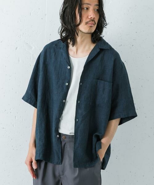 URBAN RESEARCH / アーバンリサーチ シャツ・ブラウス | LINEN CHAMBRAY O/C SHIRTS | 詳細15