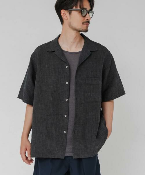 URBAN RESEARCH / アーバンリサーチ シャツ・ブラウス | LINEN CHAMBRAY O/C SHIRTS | 詳細27
