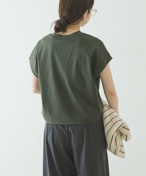 URBAN RESEARCH / アーバンリサーチ Tシャツ | 『UR TECH』スーピマコットンフレンチスリーブカットソー | 詳細2