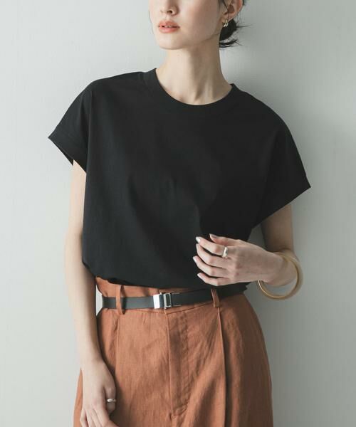 URBAN RESEARCH / アーバンリサーチ Tシャツ | 『UR TECH』スーピマコットンフレンチスリーブカットソー | 詳細11