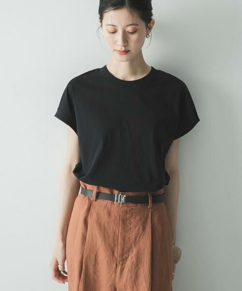 URBAN RESEARCH / アーバンリサーチ Tシャツ | 『UR TECH』スーピマコットンフレンチスリーブカットソー | 詳細12