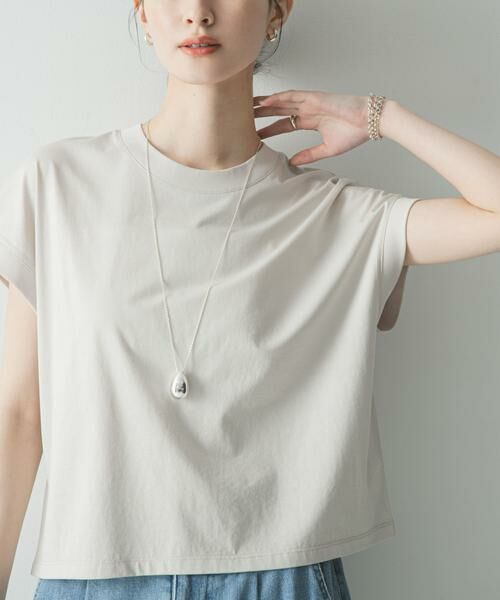 URBAN RESEARCH / アーバンリサーチ Tシャツ | 『UR TECH』スーピマコットンフレンチスリーブカットソー | 詳細19