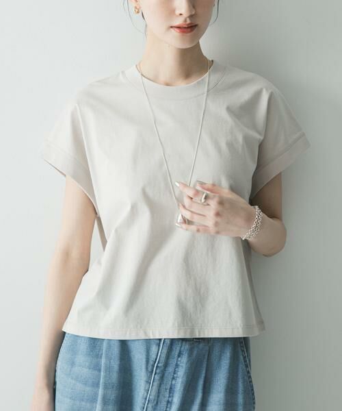 URBAN RESEARCH / アーバンリサーチ Tシャツ | 『UR TECH』スーピマコットンフレンチスリーブカットソー | 詳細20