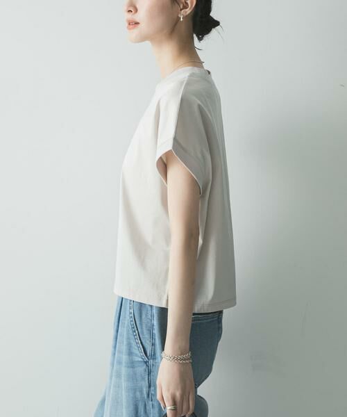 URBAN RESEARCH / アーバンリサーチ Tシャツ | 『UR TECH』スーピマコットンフレンチスリーブカットソー | 詳細21