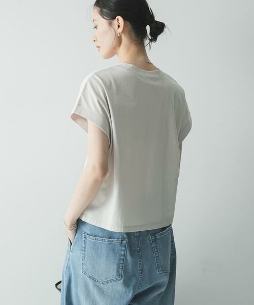 URBAN RESEARCH / アーバンリサーチ Tシャツ | 『UR TECH』スーピマコットンフレンチスリーブカットソー | 詳細22