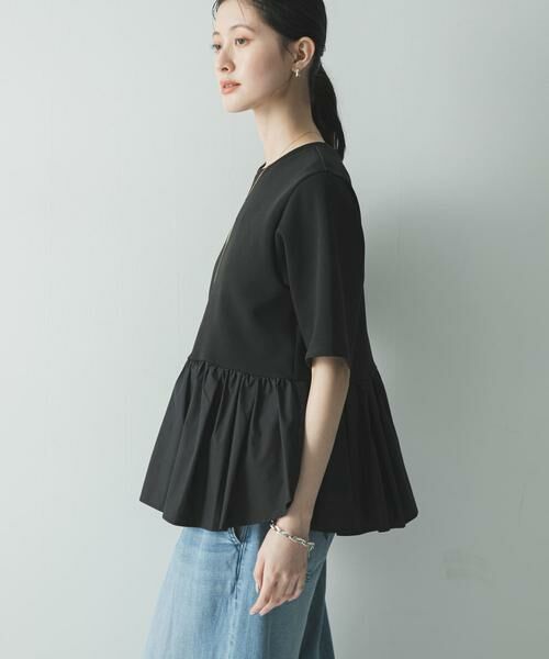 URBAN RESEARCH / アーバンリサーチ Tシャツ | ドッキングペプラムカットソー | 詳細2