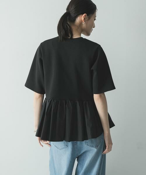 URBAN RESEARCH / アーバンリサーチ Tシャツ | ドッキングペプラムカットソー | 詳細4