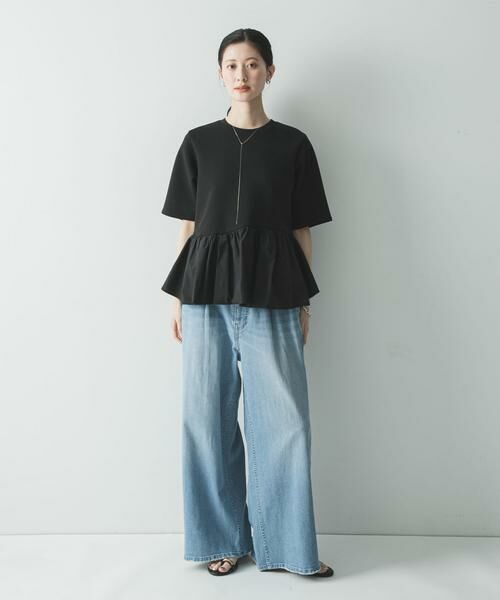 URBAN RESEARCH / アーバンリサーチ Tシャツ | ドッキングペプラムカットソー | 詳細6