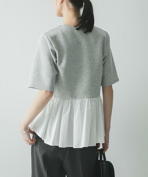 URBAN RESEARCH / アーバンリサーチ Tシャツ | ドッキングペプラムカットソー | 詳細11