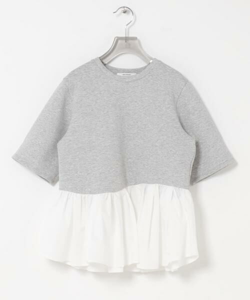 URBAN RESEARCH / アーバンリサーチ Tシャツ | ドッキングペプラムカットソー | 詳細15