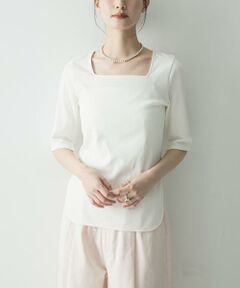 URBAN RESEARCH / アーバンリサーチ Tシャツ | 5分袖リブカットソー