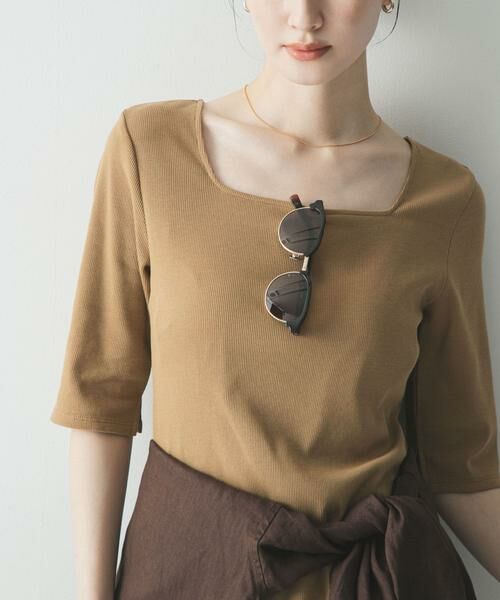 URBAN RESEARCH / アーバンリサーチ Tシャツ | 5分袖リブカットソー | 詳細1