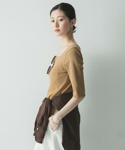 URBAN RESEARCH / アーバンリサーチ Tシャツ | 5分袖リブカットソー | 詳細4