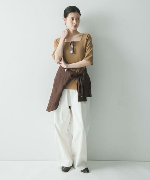 URBAN RESEARCH / アーバンリサーチ Tシャツ | 5分袖リブカットソー | 詳細7