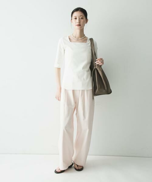 URBAN RESEARCH / アーバンリサーチ Tシャツ | 5分袖リブカットソー | 詳細15