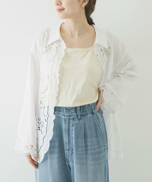 URBAN RESEARCH / アーバンリサーチ キャミソール・チューブトップ | キュプラサテンカップ付きキャミソール | 詳細6