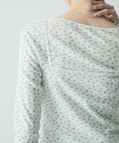 URBAN RESEARCH / アーバンリサーチ カーディガン・ボレロ | 『WEB限定』キャミセットフラワーアイレットレースカーディガン | 詳細1