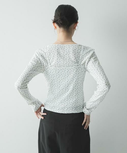 URBAN RESEARCH / アーバンリサーチ カーディガン・ボレロ | 『WEB限定』キャミセットフラワーアイレットレースカーディガン | 詳細5