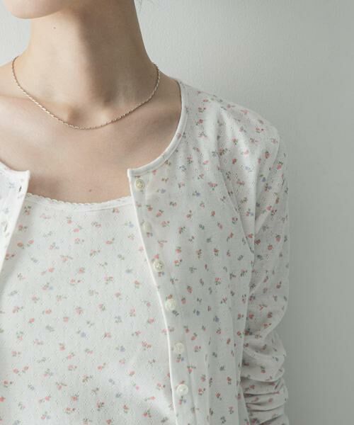 URBAN RESEARCH / アーバンリサーチ カーディガン・ボレロ | 『WEB限定』キャミセットフラワーアイレットレースカーディガン | 詳細9