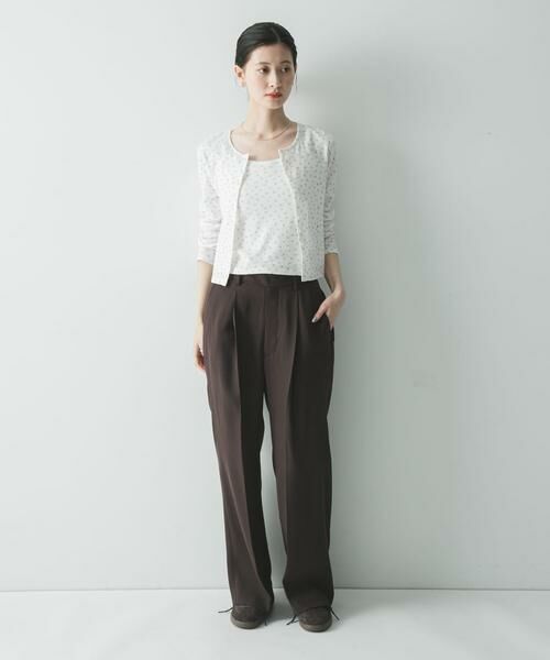 URBAN RESEARCH / アーバンリサーチ カーディガン・ボレロ | 『WEB限定』キャミセットフラワーアイレットレースカーディガン | 詳細15