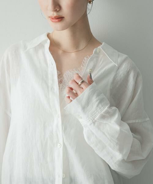 URBAN RESEARCH / アーバンリサーチ タンクトップ | スカラップレースタンクトップ | 詳細1