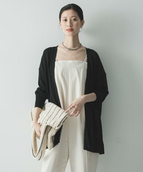 URBAN RESEARCH / アーバンリサーチ カーディガン・ボレロ | 『WEB限定』UVカット加工ガウンカーディガン | 詳細4