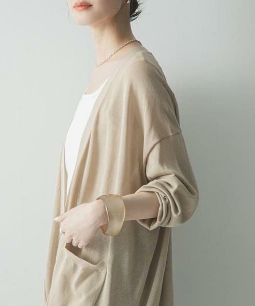 URBAN RESEARCH / アーバンリサーチ カーディガン・ボレロ | 『WEB限定』UVカット加工ガウンカーディガン | 詳細11