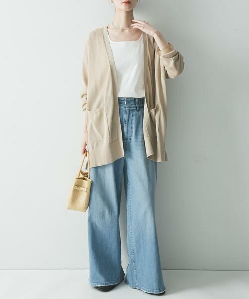 URBAN RESEARCH / アーバンリサーチ カーディガン・ボレロ | 『WEB限定』UVカット加工ガウンカーディガン | 詳細15