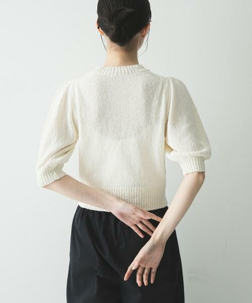 URBAN RESEARCH / アーバンリサーチ ニット・セーター | ボリューム袖ショート丈ニット | 詳細16