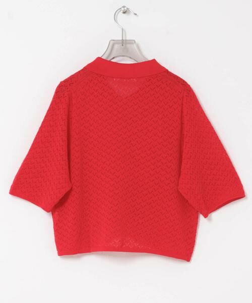 URBAN RESEARCH / アーバンリサーチ ニット・セーター | シャツカラーレースニット | 詳細10