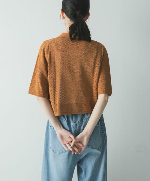 URBAN RESEARCH / アーバンリサーチ ニット・セーター | シャツカラーレースニット | 詳細17