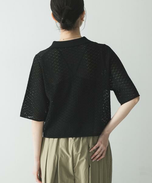 URBAN RESEARCH / アーバンリサーチ ニット・セーター | シャツカラーレースニット | 詳細23