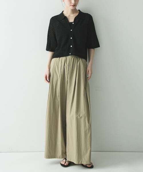 URBAN RESEARCH / アーバンリサーチ ニット・セーター | シャツカラーレースニット | 詳細25